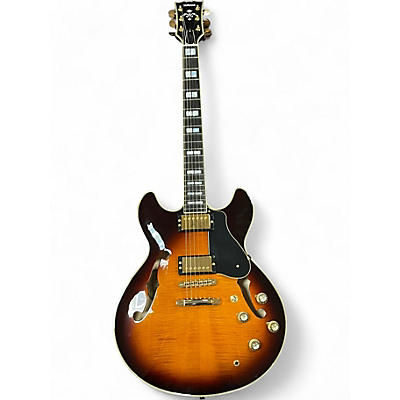 Used Yamaha SA2200 SUNBURST Hollow Body Electric Guitar