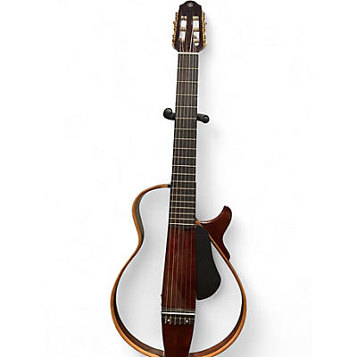 Used Yamaha SLG200NW Brown Classical Acoustic Electric Guitar
