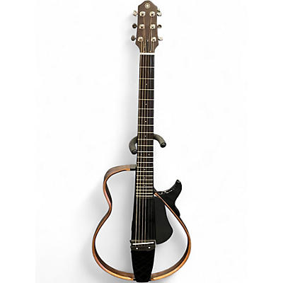 Used Yamaha SLG200S Black Acoustic Electric Guitar