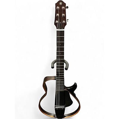 Used Yamaha SLG200S Brown Acoustic Electric Guitar