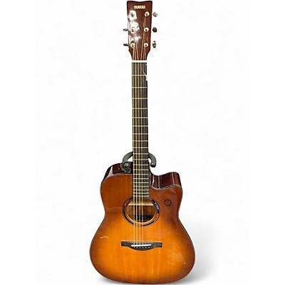 Used Yamaha TAG3C Tobacco Burst Acoustic Electric Guitar