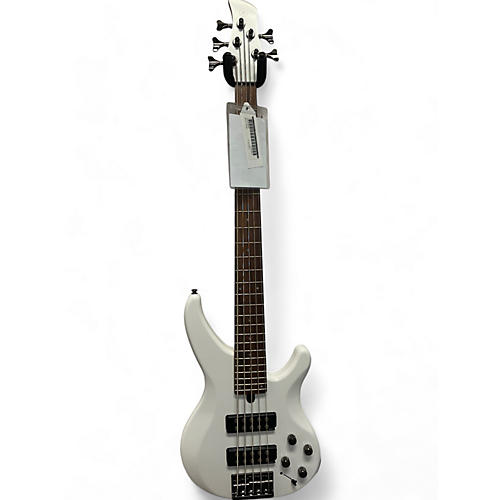 Used Yamaha TBRX305 White Electric Bass Guitar White