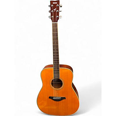 Used Yamaha TRANSACOUSTIC DREADNOUGHT Natural Acoustic Electric Guitar