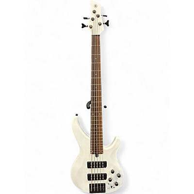 Used Yamaha TRBX 305 Alpine White Electric Bass Guitar