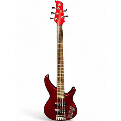 Used Yamaha TRBX 305 Candy Apple Red Electric Bass Guitar