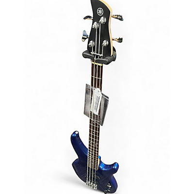 Used Yamaha TRBX174 Blue Electric Bass Guitar