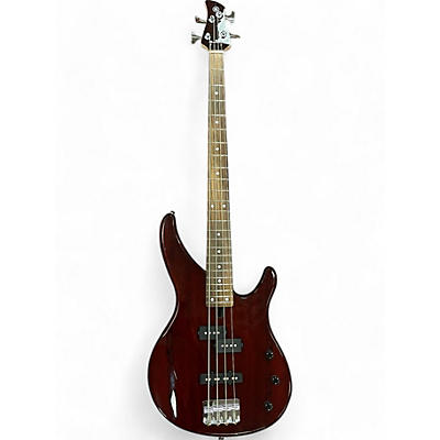 Used Yamaha TRBX174 Red Electric Bass Guitar