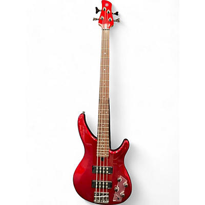 Used Yamaha TRBX304 Candy Apple Red Electric Bass Guitar