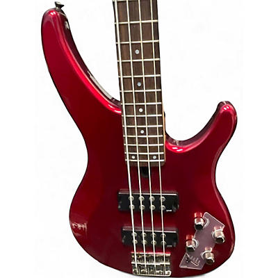 Used Yamaha TRBX304 Candy Apple Red Electric Bass Guitar