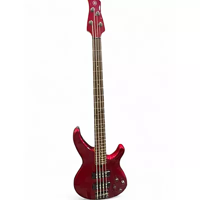 Used Yamaha TRBX304 Candy Apple Red Electric Bass Guitar