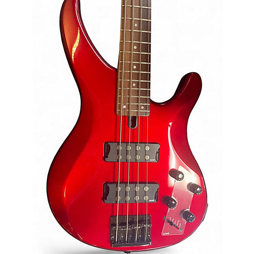 Used Yamaha TRBX304 Metallic Red Electric Bass Guitar Metallic Red