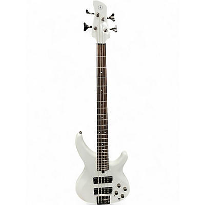 Used Yamaha TRBX304 Olympic White Electric Bass Guitar