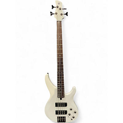 Used Yamaha TRBX304 Pearl White Electric Bass Guitar