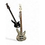 Used Yamaha TRBX304 Silver Electric Bass Guitar Silver