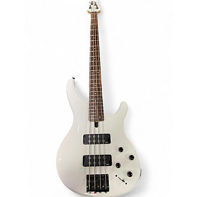 Used Yamaha TRBX304 White Electric Bass Guitar