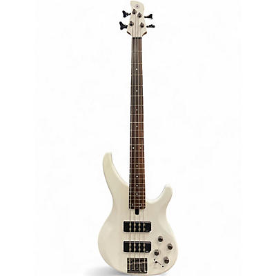 Used Yamaha TRBX304 White Electric Bass Guitar