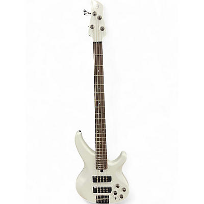 Used Yamaha TRBX304 White Electric Bass Guitar