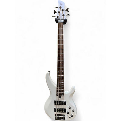 Used Yamaha TRBX305 Arctic White Electric Bass Guitar