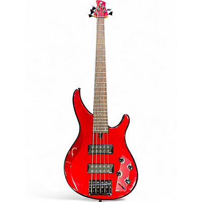 Used Yamaha TRBX305 Candy Apple Red Electric Bass Guitar