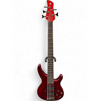 Used Yamaha TRBX305 Candy Apple Red Electric Bass Guitar