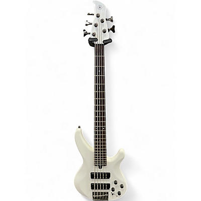 Used Yamaha TRBX305 White Electric Bass Guitar