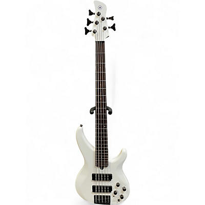 Used Yamaha TRBX305 White Electric Bass Guitar
