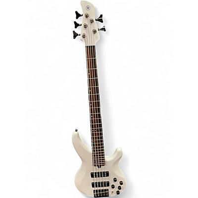 Used Yamaha TRBX505 Polar White Electric Bass Guitar