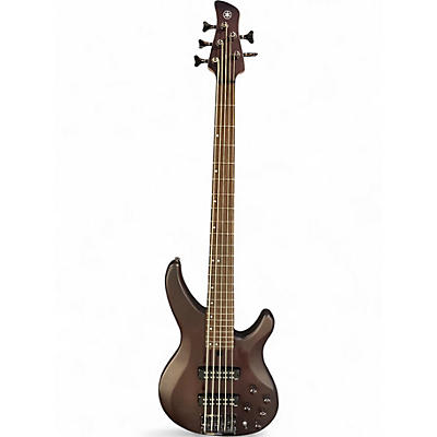 Used Yamaha TRBX505 Transparent Brown Electric Bass Guitar