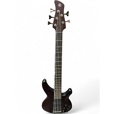 Used Yamaha TRBX505 Transparent Brown Electric Bass Guitar