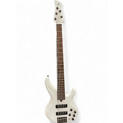 Used Yamaha TRBX505 WHITE Electric Bass Guitar
