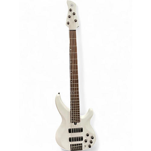 Used Yamaha TRBX505 WHITE Electric Bass Guitar WHITE