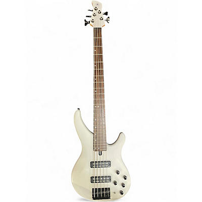 Used Yamaha TRBX505 WHITE Electric Bass Guitar