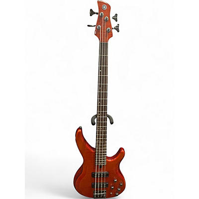 Used Yamaha TRBX604FM Brown Electric Bass Guitar