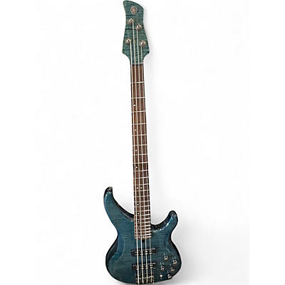 Used Yamaha TRBX604FM TRANS TEAL Electric Bass Guitar