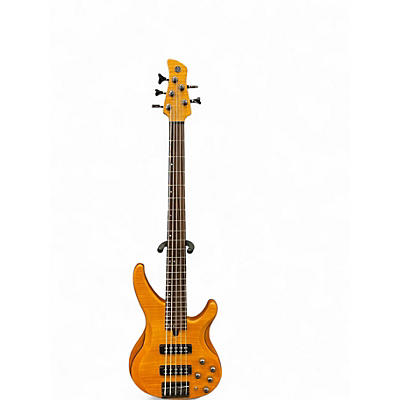 Used Yamaha TRBX605FM Antique Natural Electric Bass Guitar