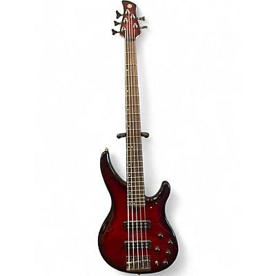 Used Yamaha TRBX605FM DARK RED BURST Electric Bass Guitar