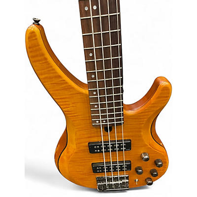 Used Yamaha TRBX605FM Natural Electric Bass Guitar