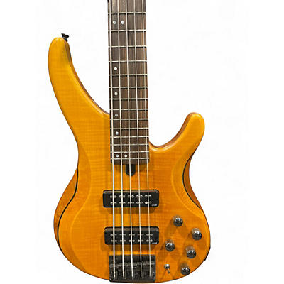 Used Yamaha TRBX605FM Natural Electric Bass Guitar