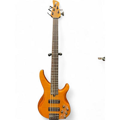 Used Yamaha TRBX605FM Natural Electric Bass Guitar