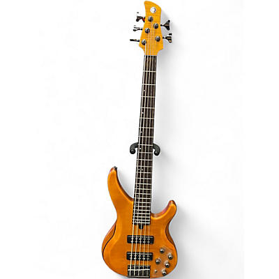 Used Yamaha TRBX605FM Natural Electric Bass Guitar