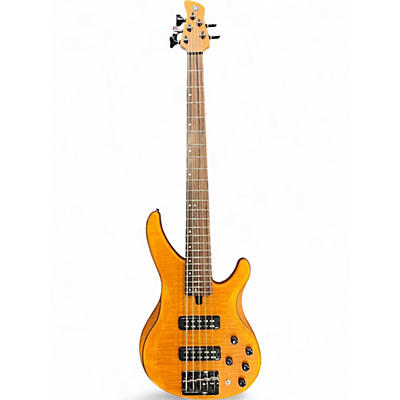 Used Yamaha TRBX605FM Natural Satin Electric Bass Guitar