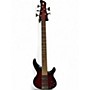 Used Yamaha TRBX605FM Red to Black Fade Electric Bass Guitar Red to Black Fade