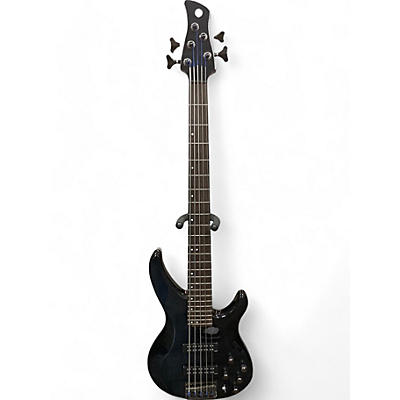 Yamaha Used Yamaha TRBX605FM Trans Black Electric Bass Guitar