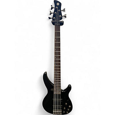 Used Yamaha TRBX605FM Trans Black Electric Bass Guitar