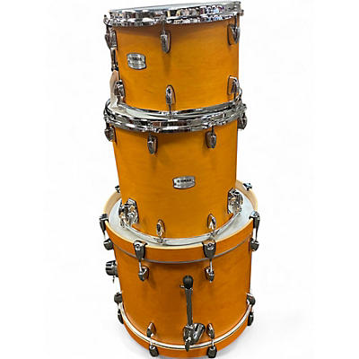 Used Yamaha Tour Custom Maple 3pc Caramel Burst Drum Kit
