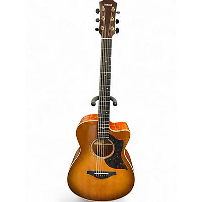 Used Yamaha ac3m dlx sand burst Acoustic Electric Guitar