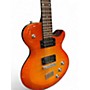 Used Yamaha aes620 Amber Solid Body Electric Guitar Amber