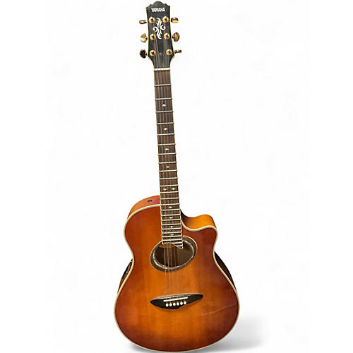 Used Yamaha apx10d Natural Acoustic Electric Guitar Natural