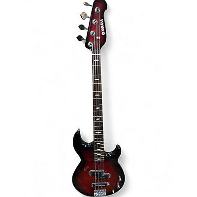 Used Yamaha bb414 2 tone burst Electric Bass Guitar