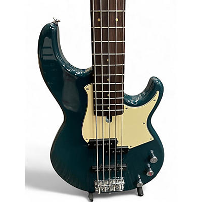 Used Yamaha broadbass BB435 Green Electric Bass Guitar